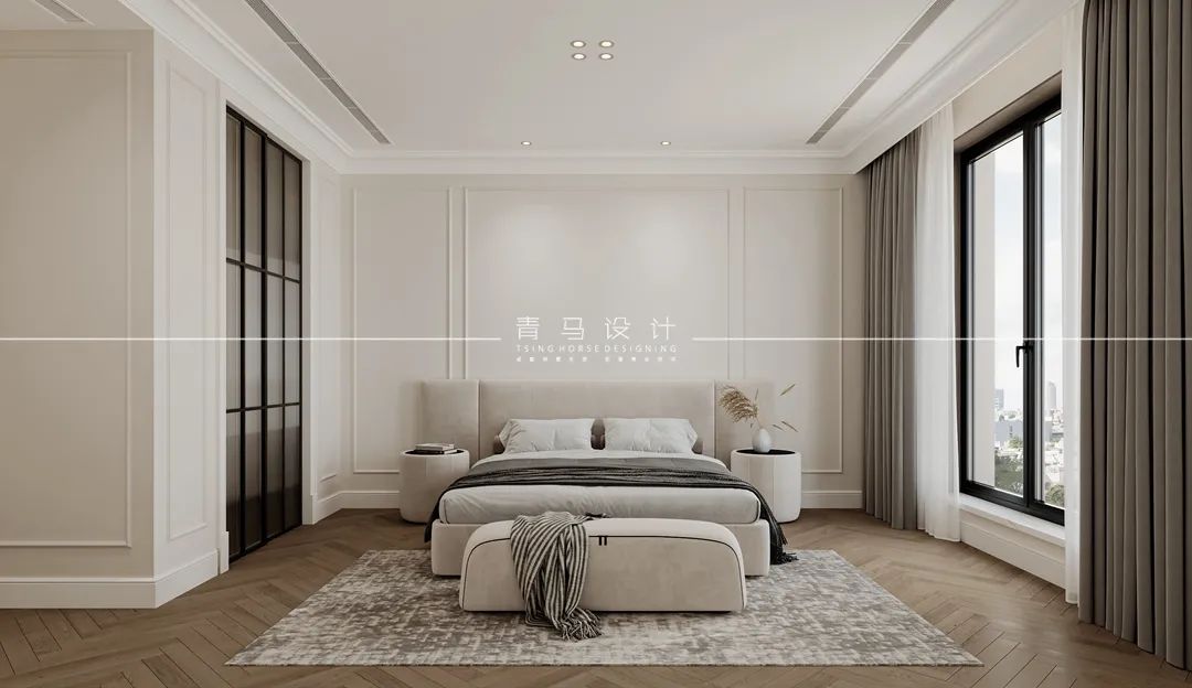 世园大公馆现代美式联排别墅丨中国西安丨青马别墅设计-23