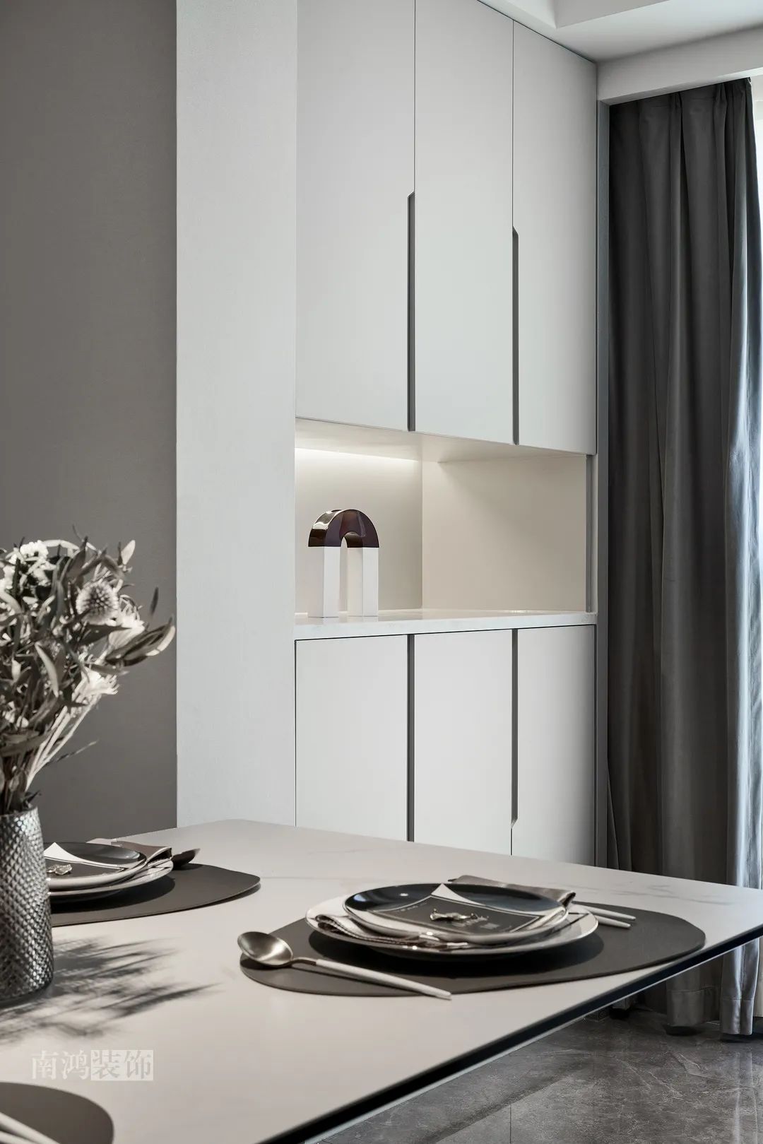 三堡南苑 126㎡现代风格家居设计丨浙江南鸿装饰-33