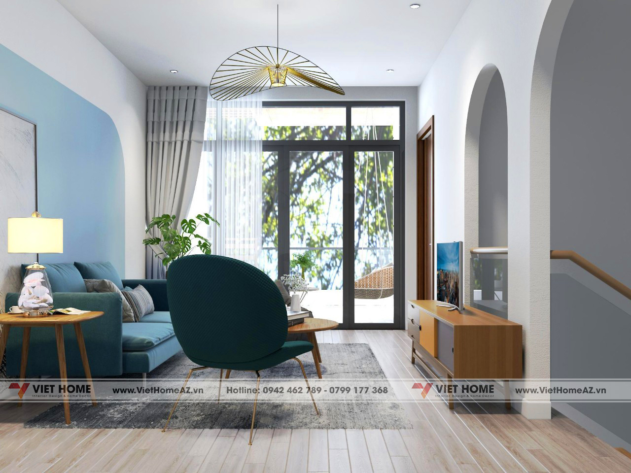 隆安美丽房屋设计丨Kiến Trúc – Nội Thất VietHome-12