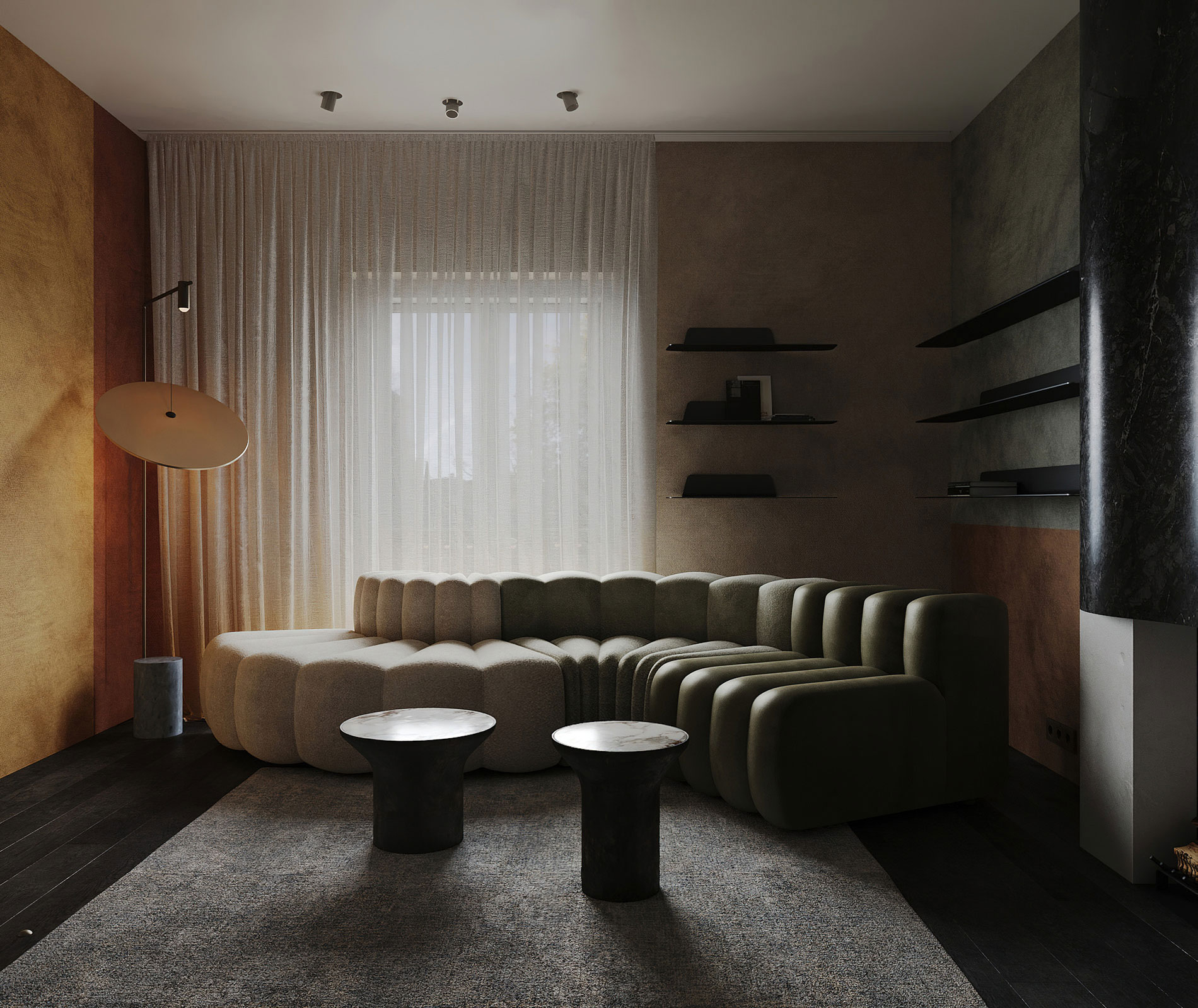 马德里公寓室内设计丨西班牙马德里丨Puntofilipino-22