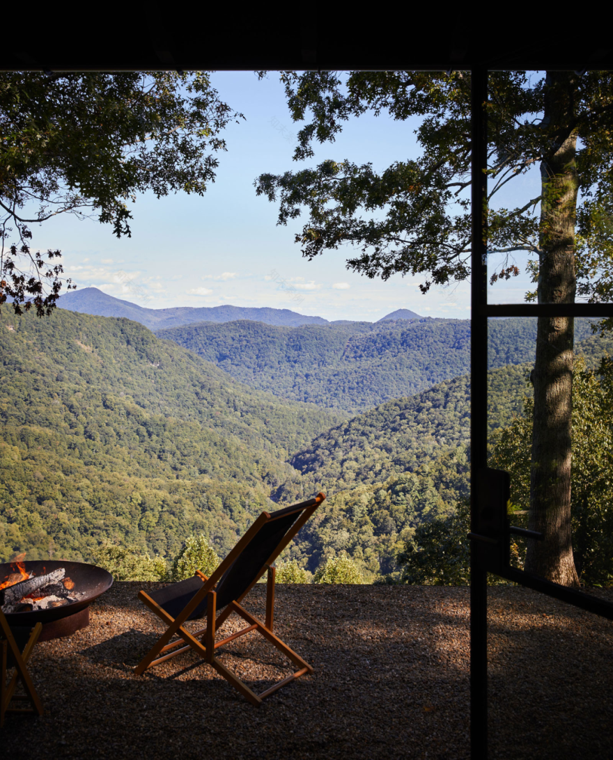 Betsy’s Cabin 私人木制小屋丨美国北卡罗来纳丨Paul Bates Architects-16