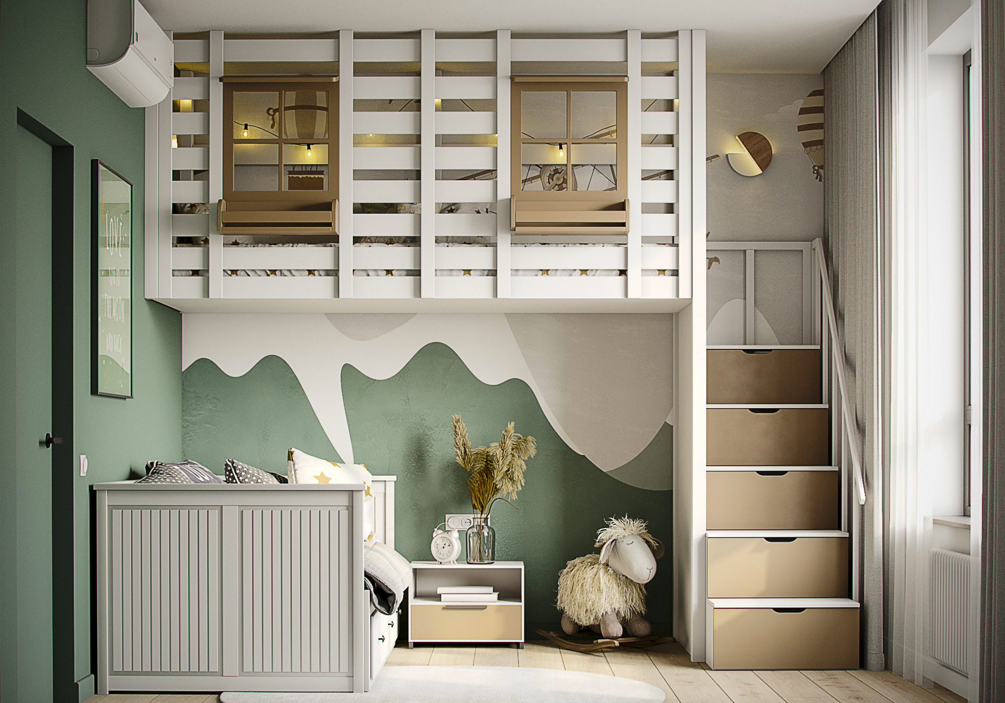 ZHK "Seliger City" 公寓室内设计-38