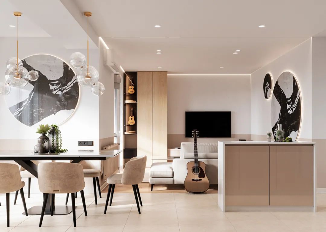 巴塞罗那 95㎡温暖柔和两居室丨西班牙巴塞罗那丨NOVOSAD ARCHITECTS-9