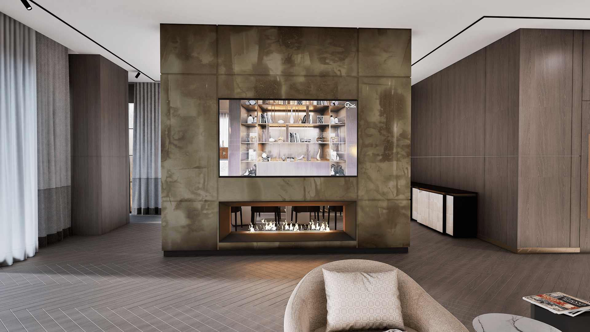 Cinematic Animation Office Room UE5.6-4