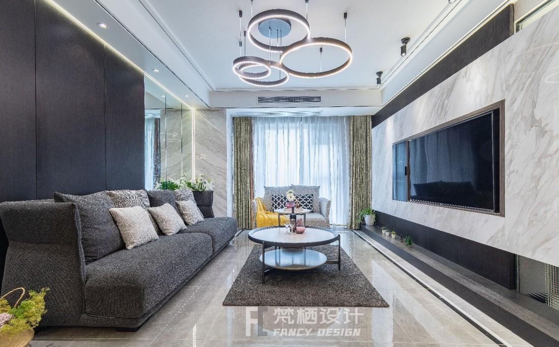 120 平轻奢小资风,主卧书房合并显宽敞-4