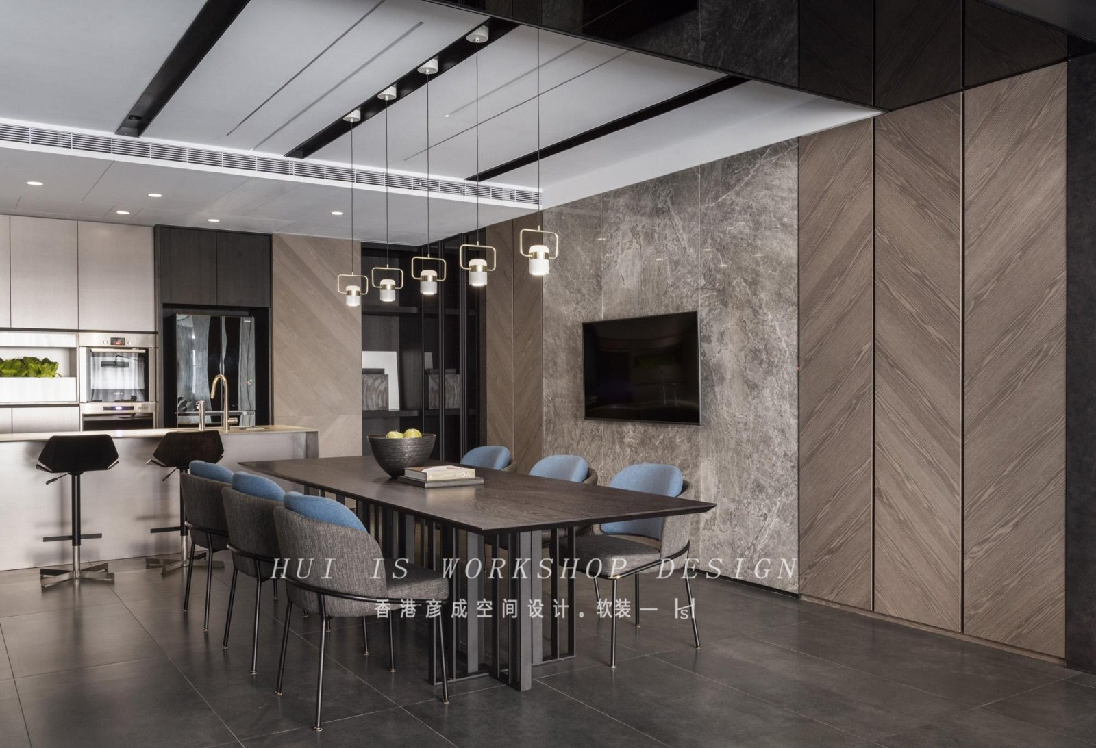 现代轻奢 大理石与高级灰的优雅协奏-16