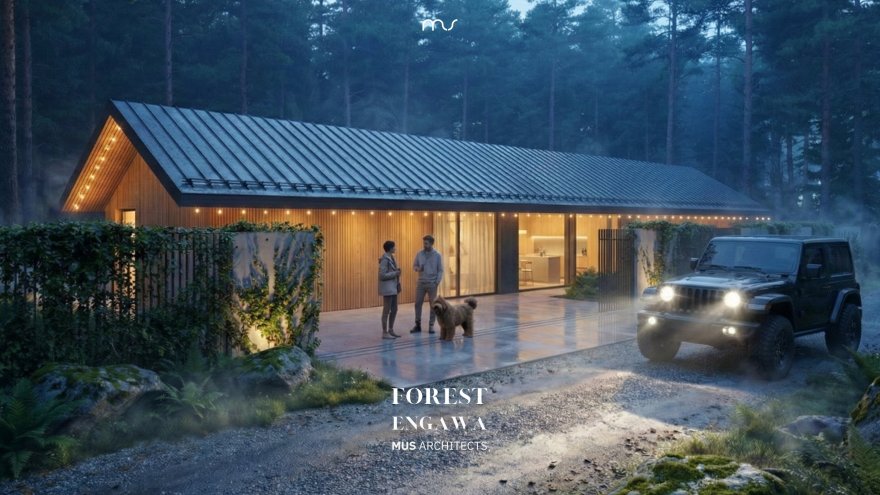 森林缘廊(注:Engawa是日语外来词,常见指房屋与庭院间的走廊,这里FOREST ENGAWA推测是指森林边缘类似廊状的区域,具体含义可能需结合更多语境判断 ) 丨波兰弗罗茨瓦夫丨MUS ARCHITECTS-35