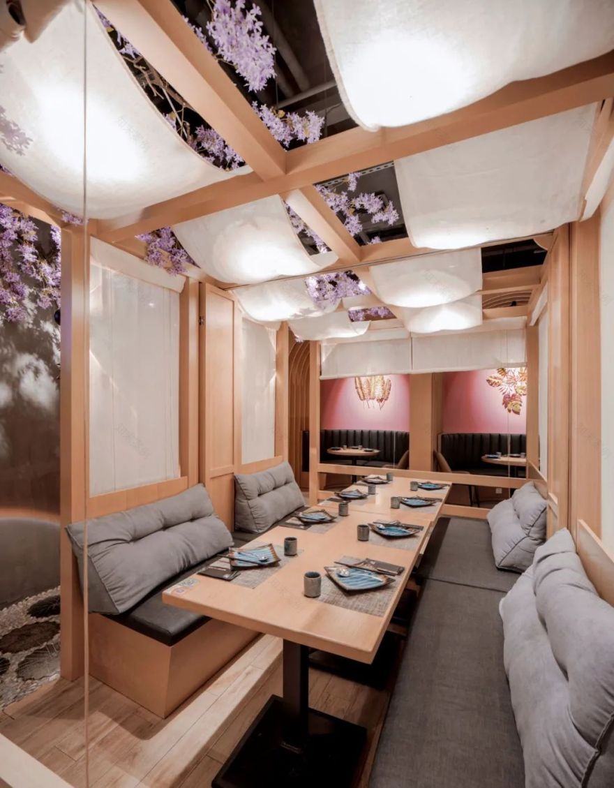 上海博华广场“兰町艳域”餐厅 | 镜面云雾中的梦幻艳遇-39