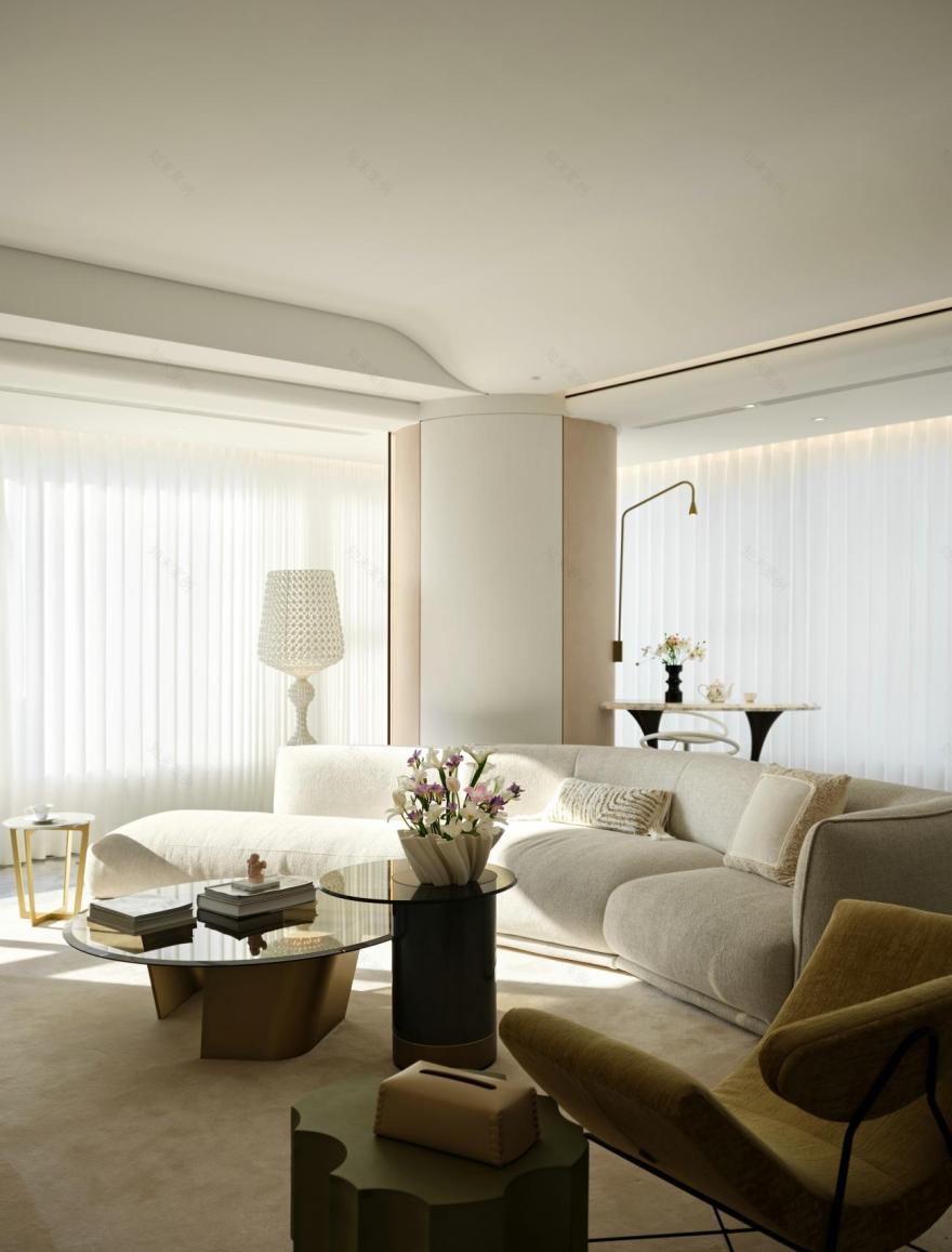 中宁府·绿洲298㎡精装大平层丨中国南京丨观享际SKH室内设计-10