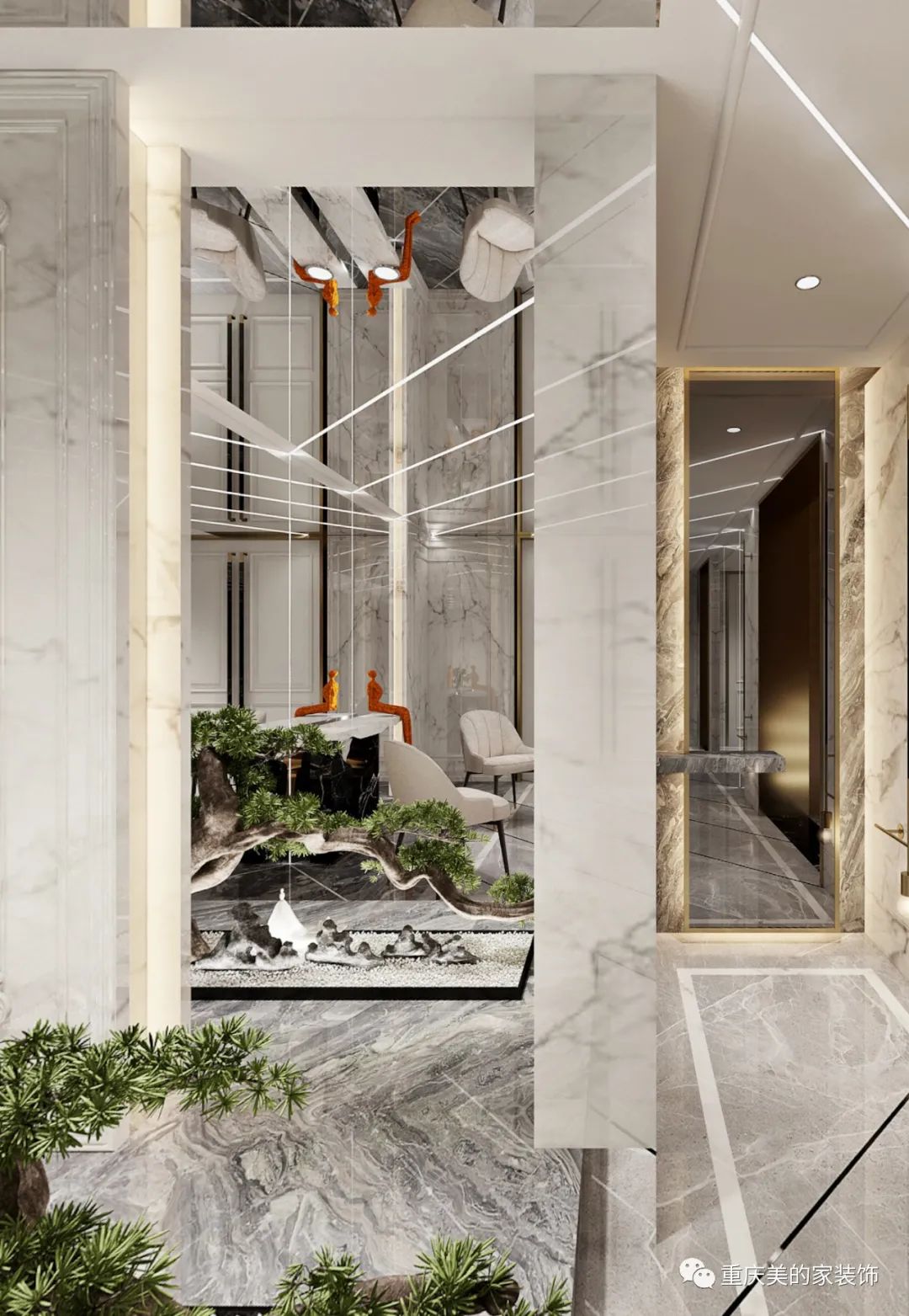 珠江城爱丽舍 300㎡法式轻奢雅居,演绎精致华丽生活-5