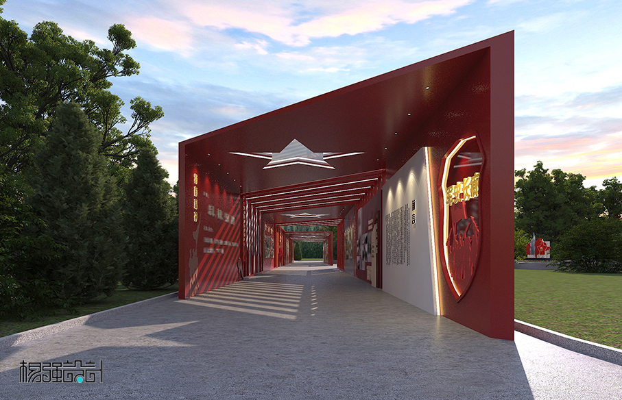 部队-军史文化长廊设计-3