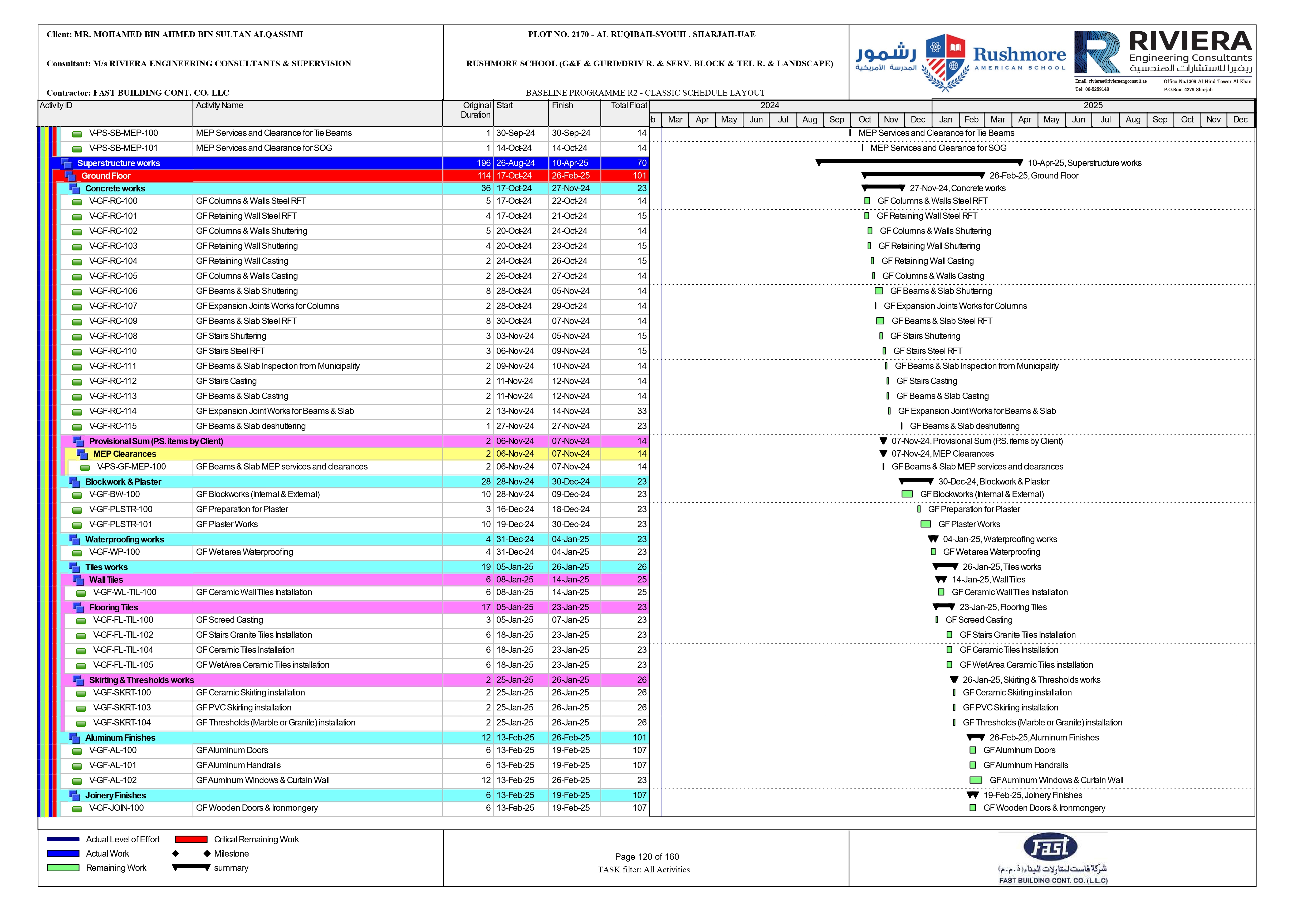 RUSHMORE SCHOOL - BASELINE R2 - CLASSIC SCHEDULE-30