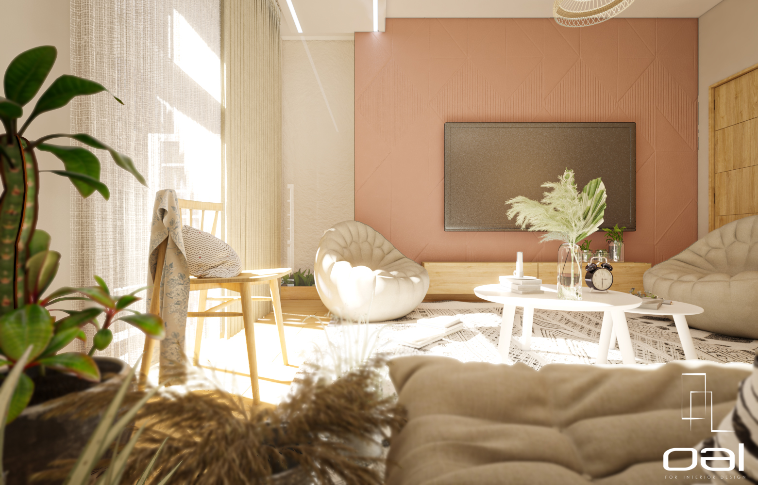 LIVING ROOM (WARM EFFECT) 设计丨埃及丨OMNIA NASR AL SHAER-12