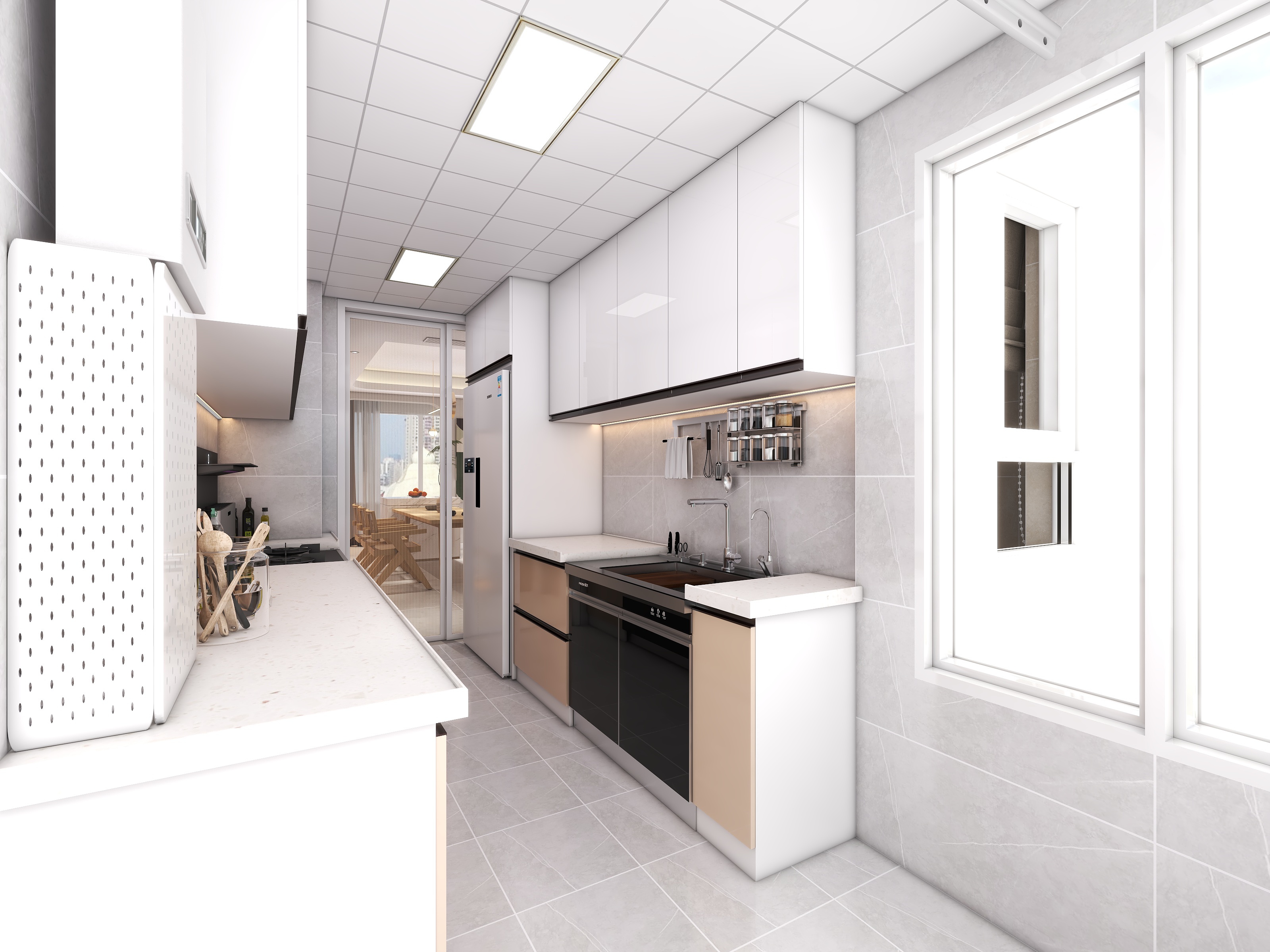 四川成都听湖九园（142平现代简约四居室）-77