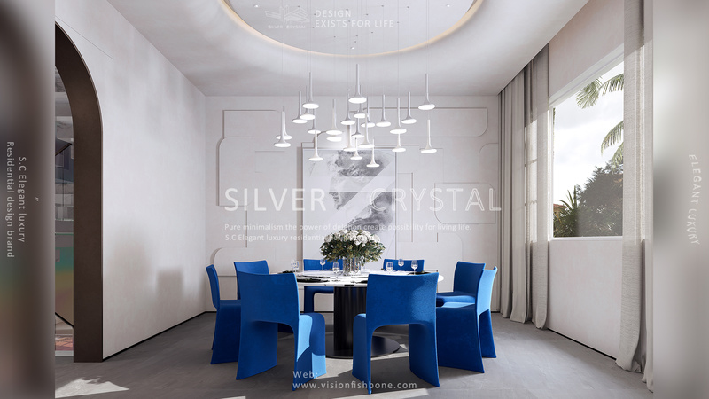 美林湖冯府壹号楼 鱼骨设计诠释极简奢华-4