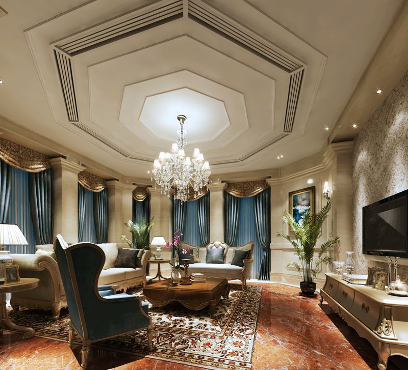 徐梁  浙江万达别墅方案  从法式跳跃到中式-0