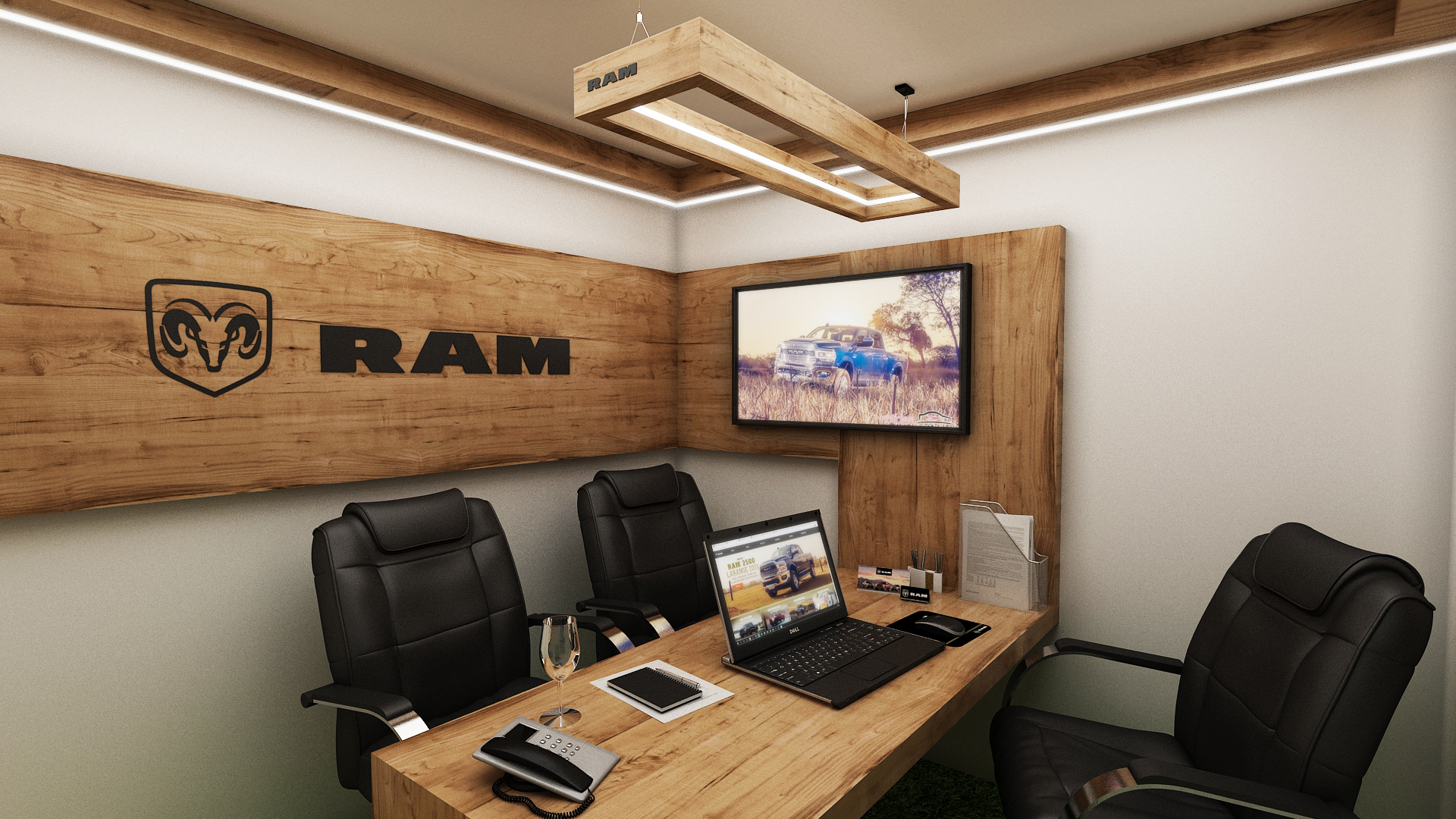 Flagship Dodge Ram - Espaço Construído-26