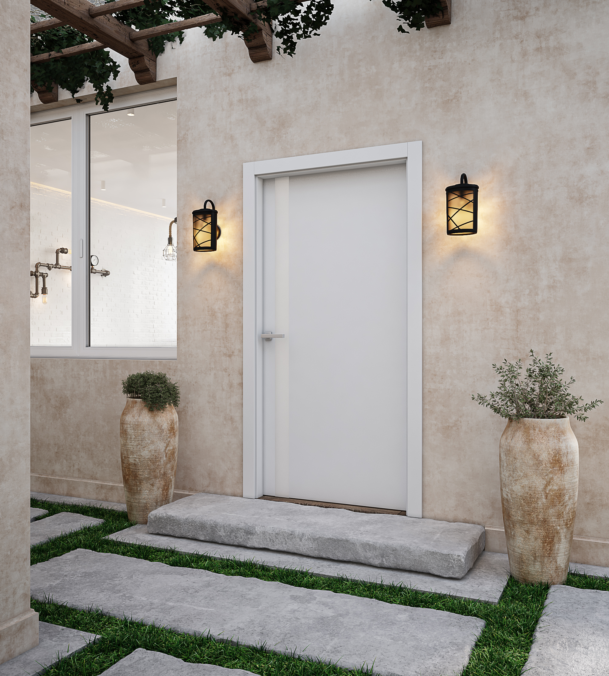 私人别墅屋顶户外休息区设计-5