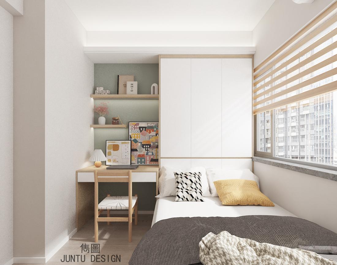 广州南沙碧珑湾 115m²日式原木风家居设计丨中国广州-47