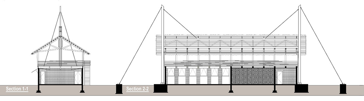 越南河内,传统与现代交融的"L"型绿色住宅-5