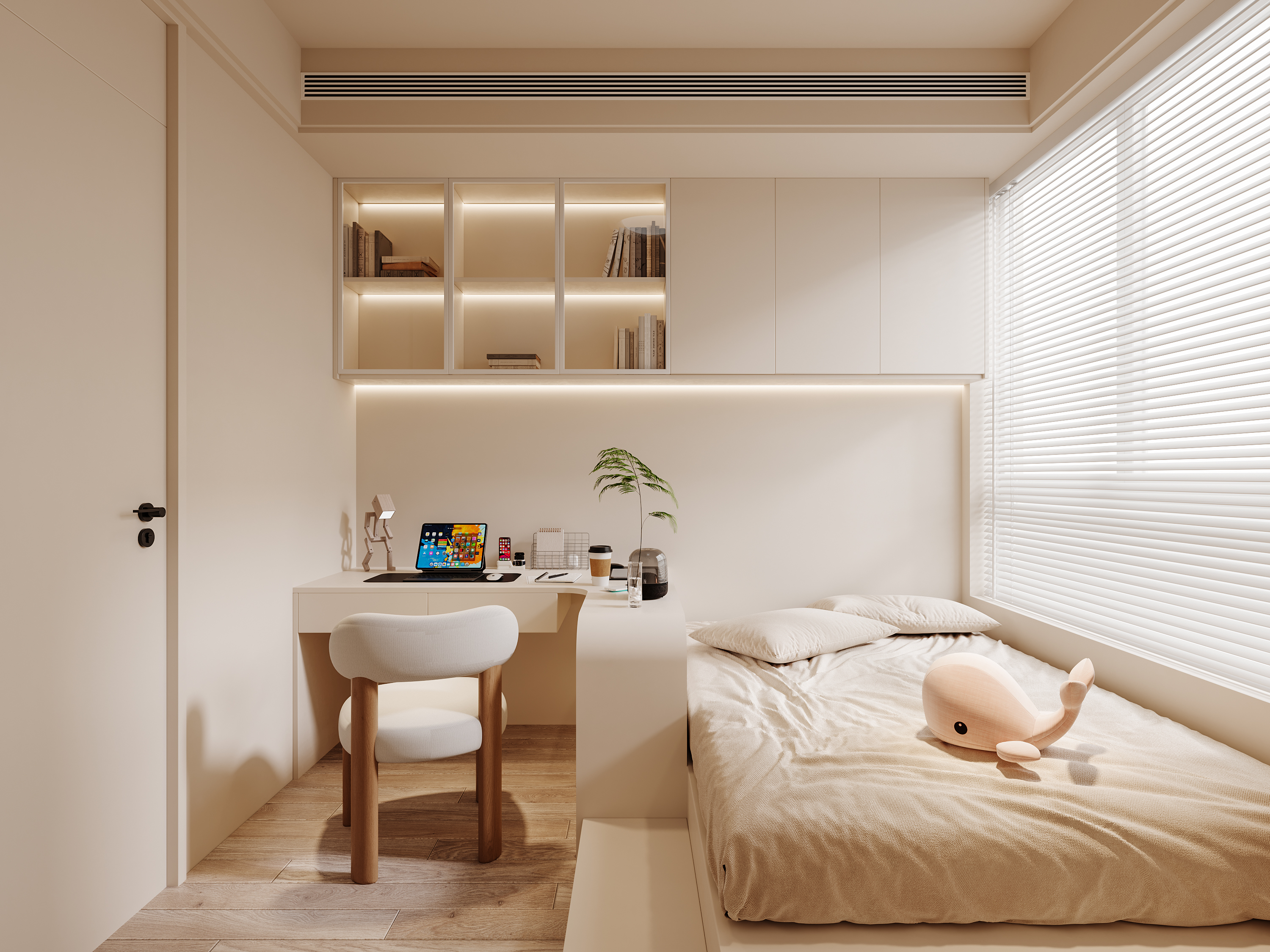 木石效果表现——奶油风家装-6