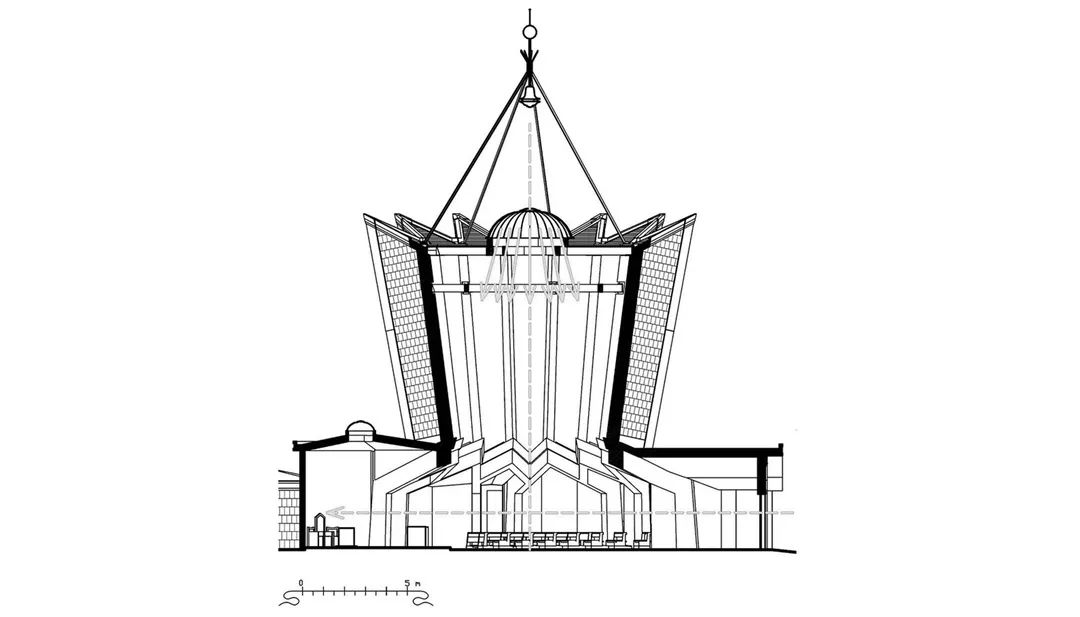 神圣家庭教堂丨意大利萨莱诺丨Paolo Portoghesi-112