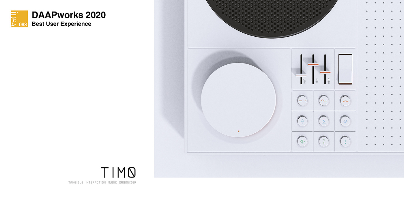 Anastasiya Gushchina丨音乐厅丨TIMO - Tangible Interaction Music Organizer-0
