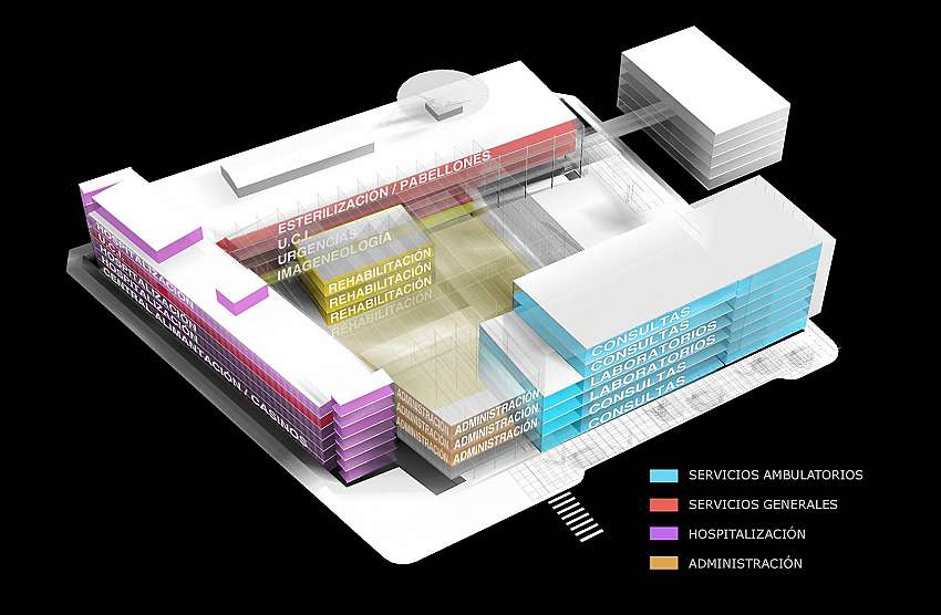 劳动者医院总体规划丨智利圣地亚哥丨CCRR Arquitectos-3