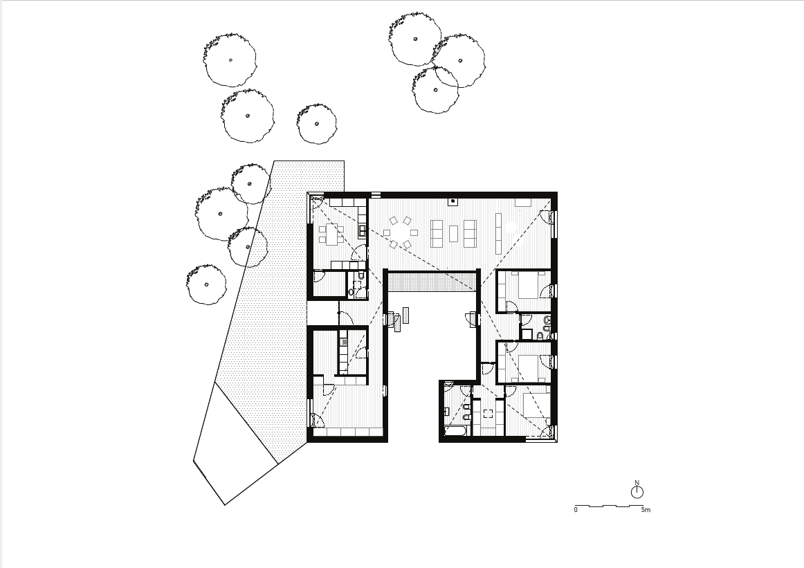 开放露台之居,和谐融入传统环境-24