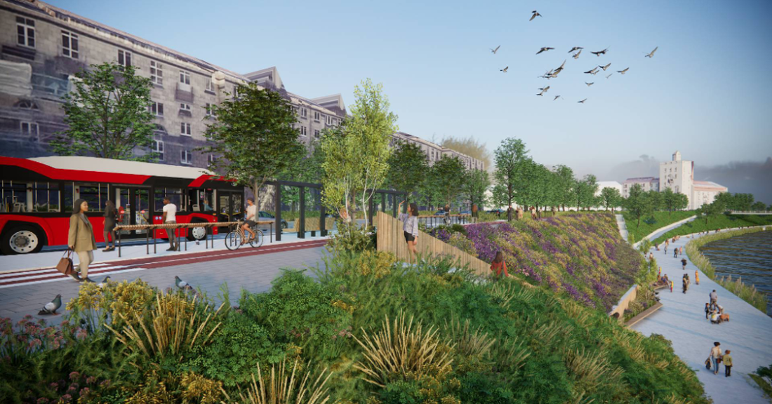 维尔纽斯内里斯河岸最后阶段重建项目丨立陶宛维尔纽斯-2