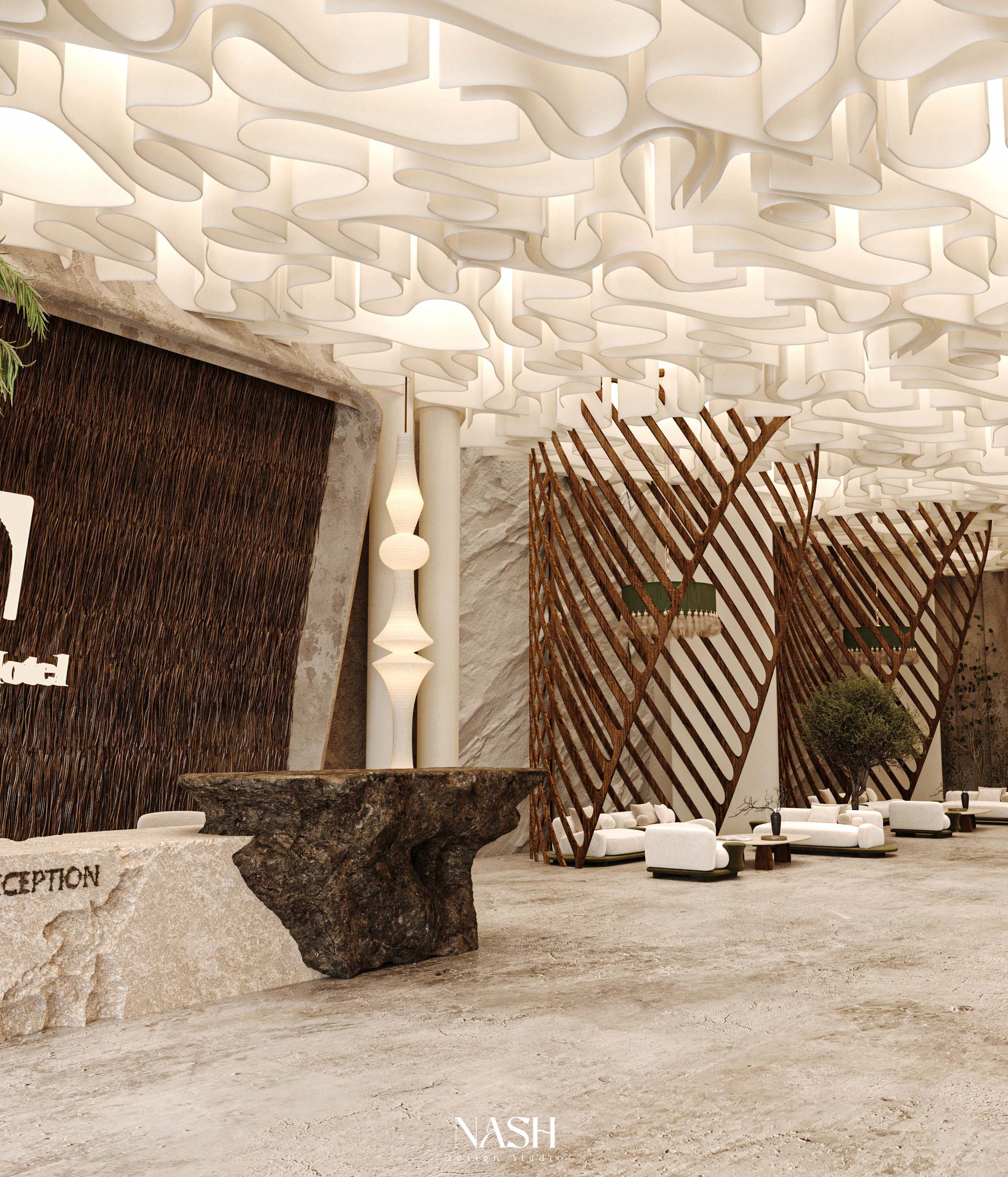 斯瓦斯蒂度假村大堂丨NASH STUDIO-18