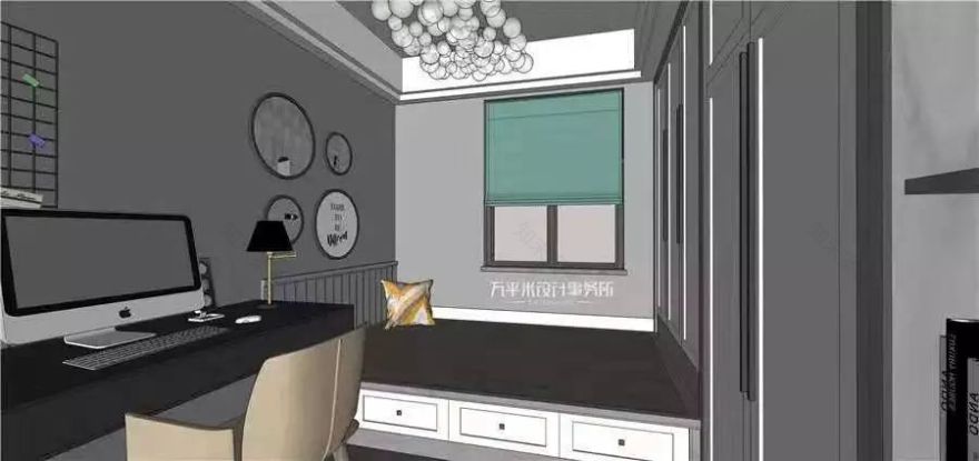 现代轻奢温馨家 | 方平米设计新作,小菠萝三口之家-122