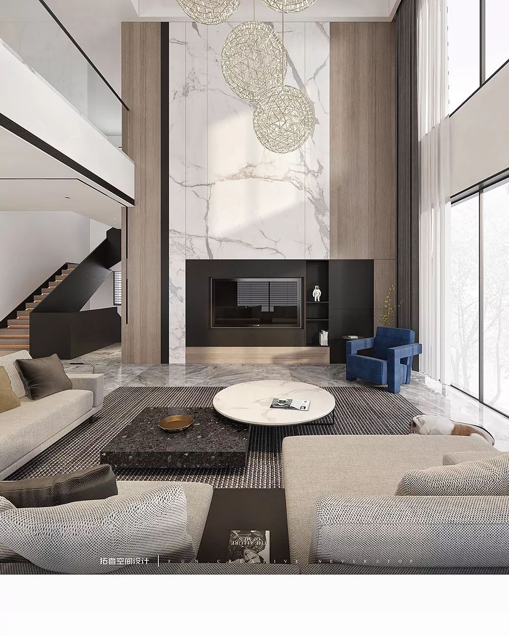 《光与影的记录》 | 现代极简绍兴别墅,打造高级生活质感-14