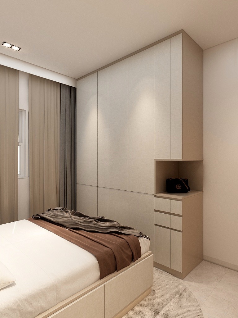 Living / Kitchen /Bedroom-4