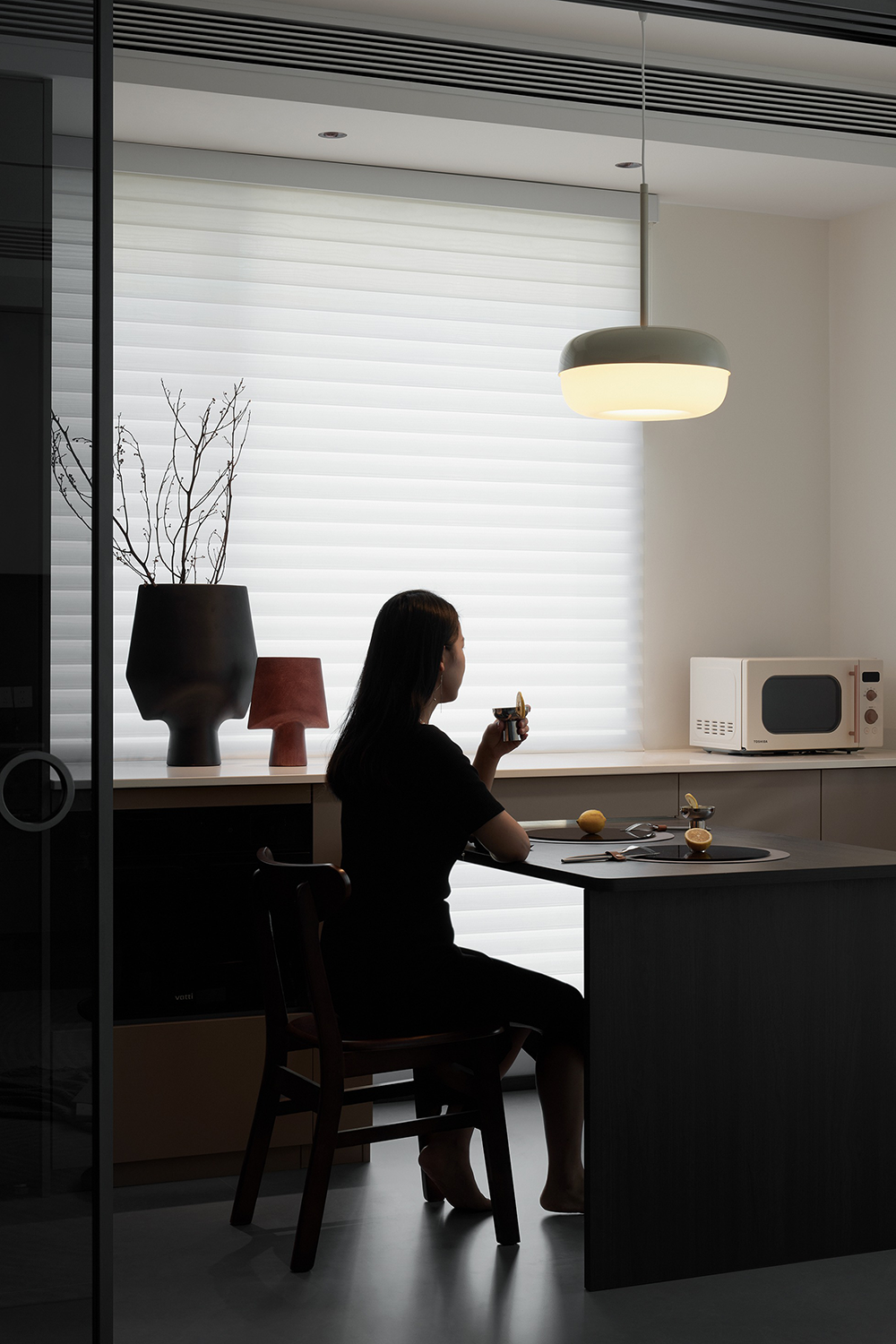 私宅设计:黑白之间,极致简约丨中国成都丨成都宏福樘设计,巴克空间设计-45