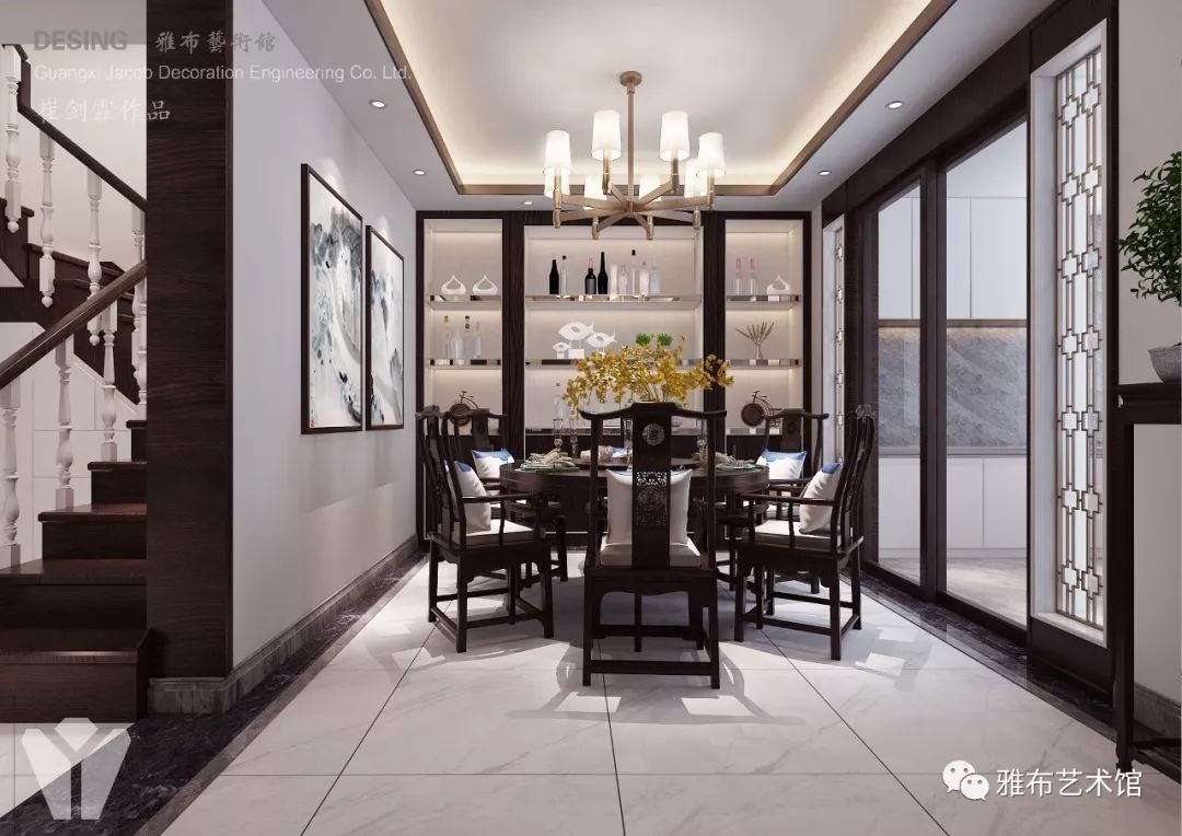 柳州康城楼中楼 | 自然新中式，四代同堂的东方美学之家-15