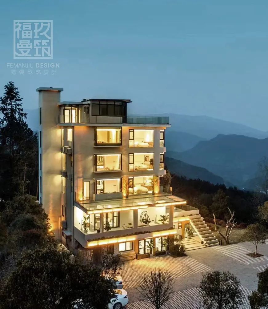 山中仙境 · 白房子远景民宿的侘寂之美丨中国重庆丨重庆羊角角设计工作室,重庆福曼玖筑装饰设计有限公司-0