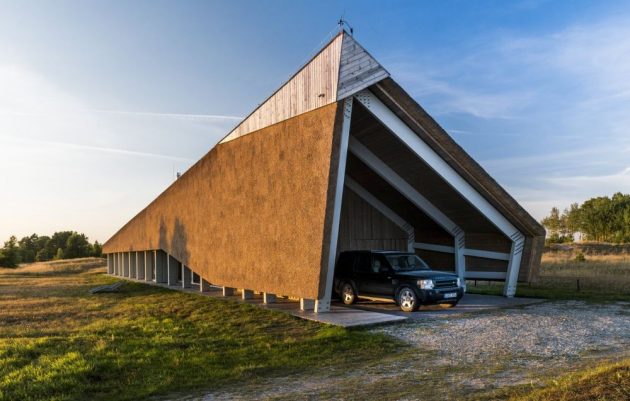 用茅草抵御海风的房子丨拉脱维亚丨ARCHISPEKTRAS工作室-26