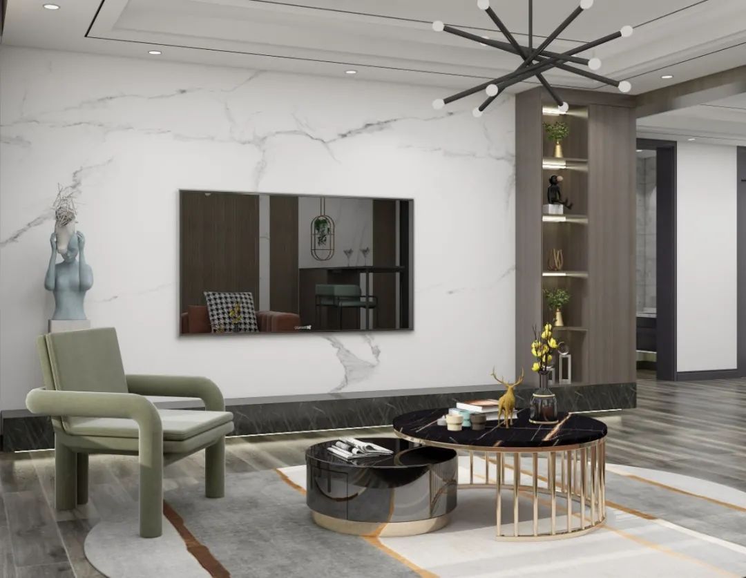 122㎡现代婚房设计-25