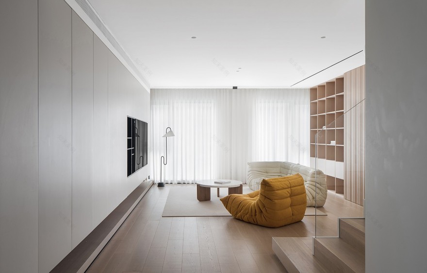 风之居 · 简约舒适的现代家庭空间丨现象空间设计-8