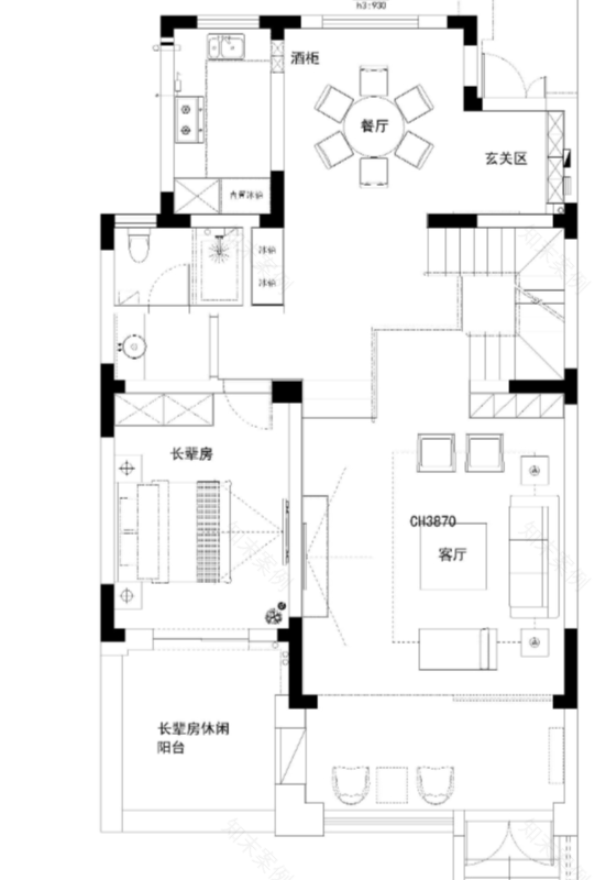 新中式别墅设计丨王菲-3