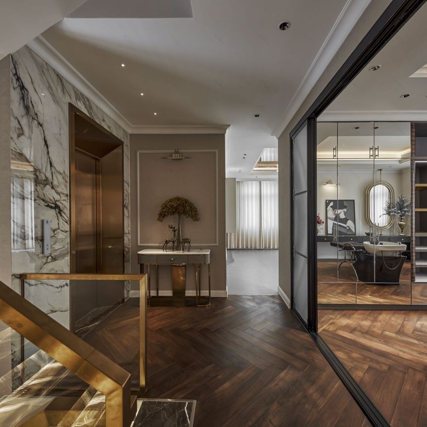 亚洲风格三层别墅设计,打造家庭温馨空间-27