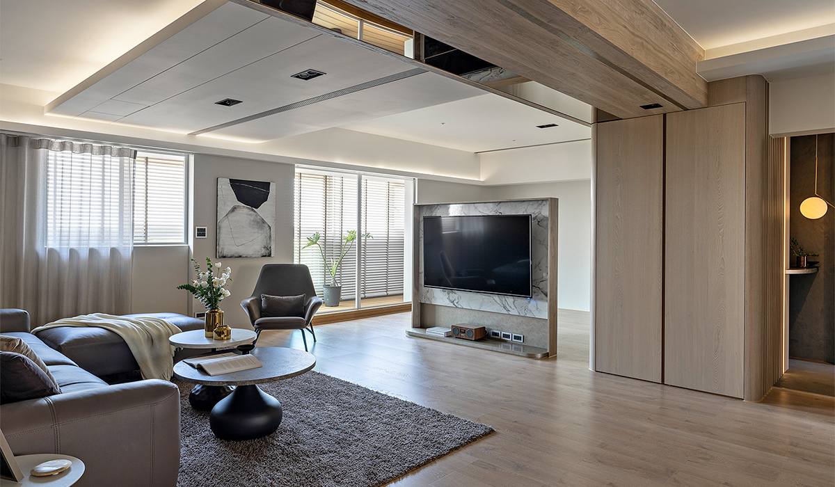 现代简约 115㎡两居住宅-4