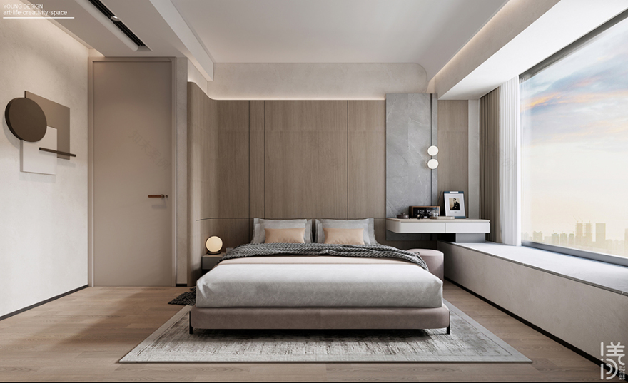 深铁懿府现代原木风格家居设计丨中国深圳丨深圳漾空间设计有限公司-46