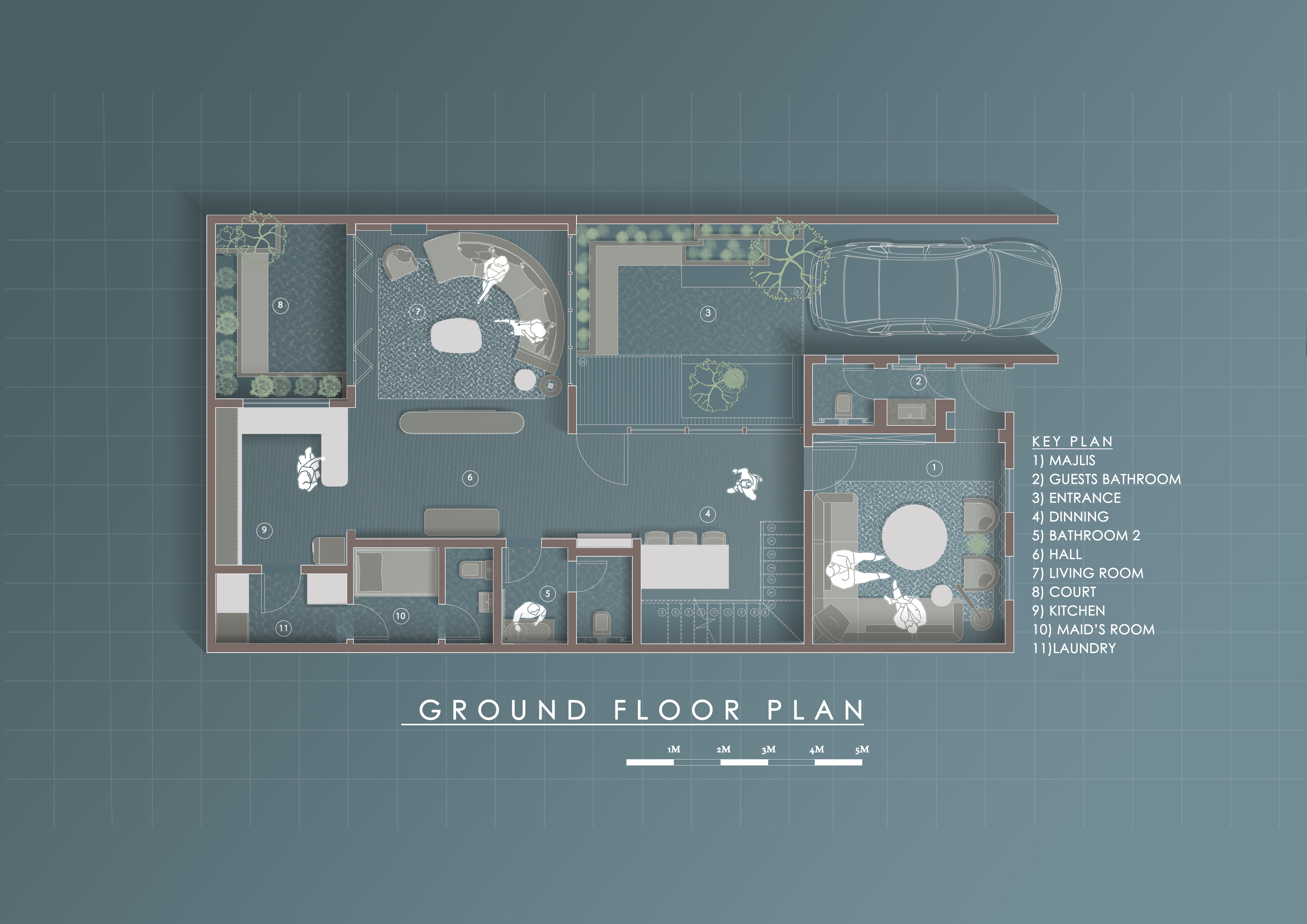 双拼别墅丨沙特阿拉伯丨Fish I visuals-22