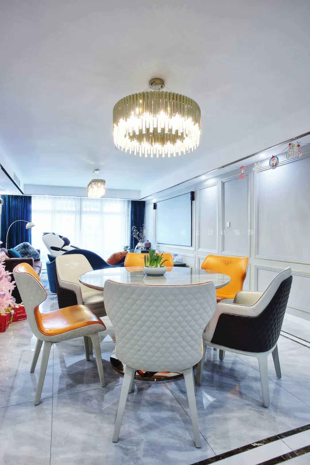 境远装饰 | 150㎡轻奢风,浓浓的艺术气息-37