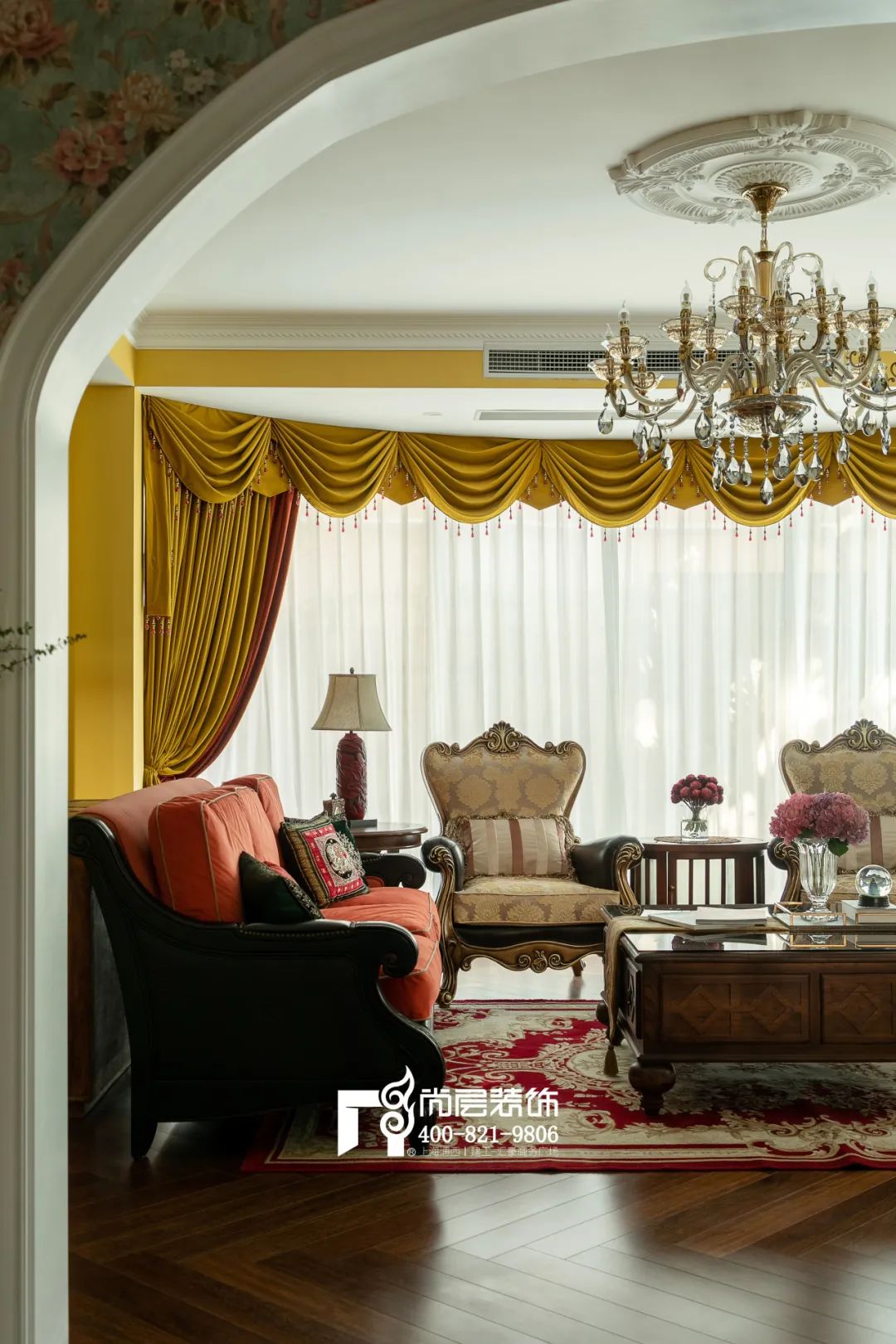 龙柏山庄  ▏500㎡混搭  ▏魅力繁花——优雅复古-57