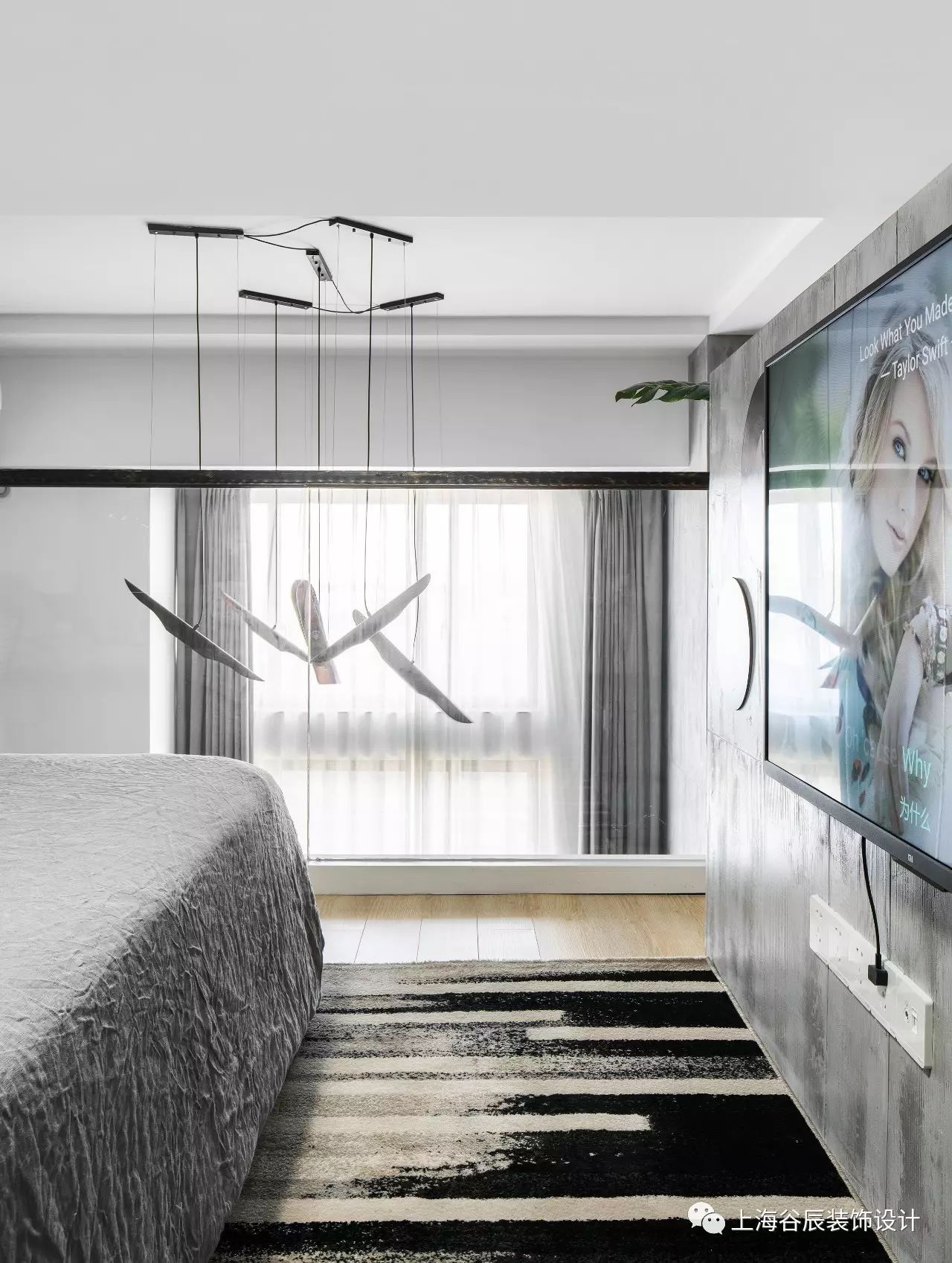 【谷辰设计新作】：50平米小复式单身公寓软装改造，“毛坯房”也能精致的好好住。-17