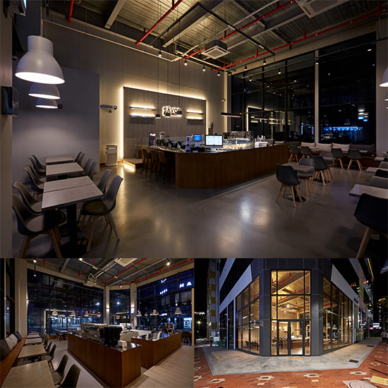 首尔 34 坪现代风格咖啡厅设计-1