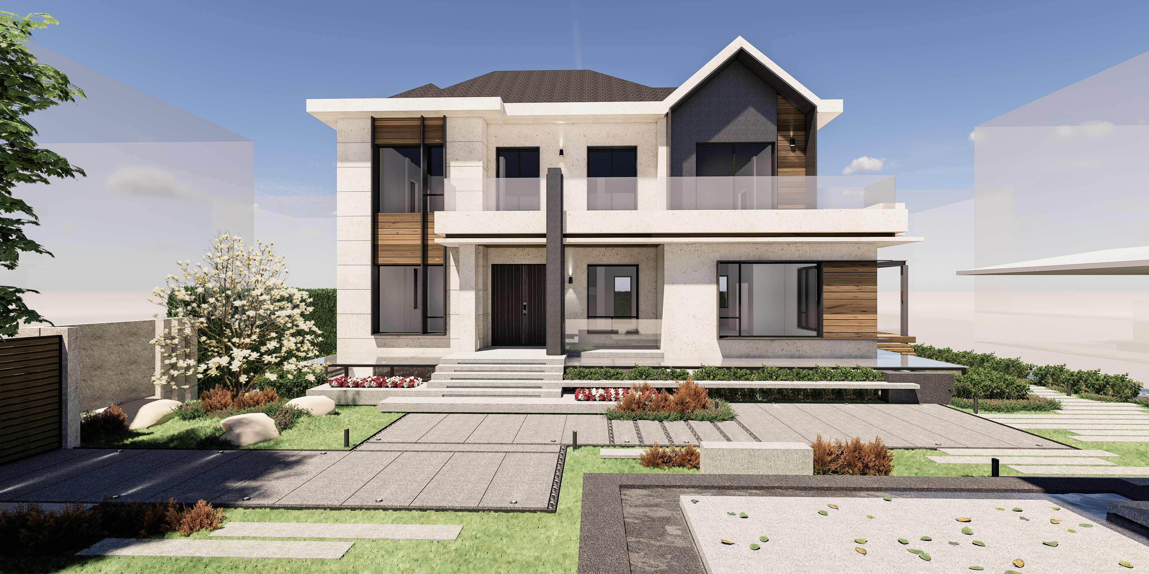 浅水湾建筑景观设计/ens渲染/2022建筑落地-4